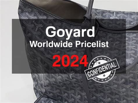 sell goyard|goyard price list.